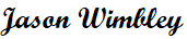 Jason Wimbley Signature